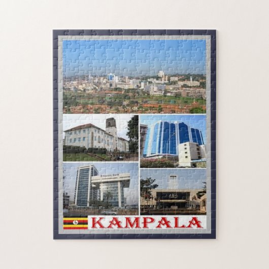 Puzzle Kampala - Mosaic - Ouganda - (Vertical)
