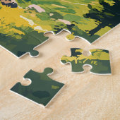 Puzzle Kandersteg Suisse Travel Art Vintage (Côté)