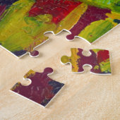 Puzzle Kandinsky 304 Oeuvre Abstraite colorée (Côté)