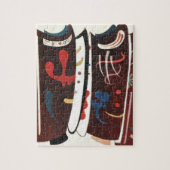 Puzzle Kandinsky Brown avec Supplément Abstrait (Vertical)