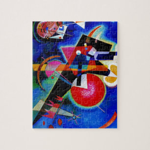 Puzzle Kandinsky en bleu Abstrait peinture