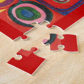 Puzzle Kandinsky Farbstudie Cercles Carré Quadrate Art (Côté)