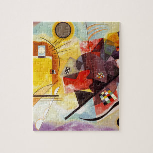 Puzzle Kandinsky jaune bleu