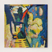 Puzzle Kandinsky - Murnau-Dorfstrasse, peinture abstraite (Horizontal)