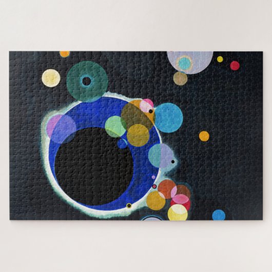 Puzzle Kandinsky Plusieurs cercles Peinture d'art Abstrai (Horizontal)