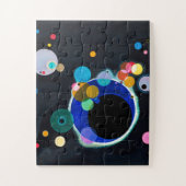 Puzzle Kandinsky Several Circles Abstract Art Painting (Vertical)