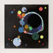 Puzzle Kandinsky - Several Circles, famous abstract art. (Horizontal)