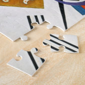 Puzzle Kandinsky Sur Blanc Deux Peintures Abstraites (Côté)