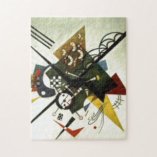 Puzzle Kandinsky Sur White II Peinture Art Abstrait