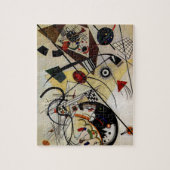 Puzzle Kandinsky Transverse ligne ininterrompue Art Abstr (Vertical)