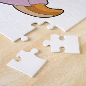 Puzzle Kangaroo comme mariée avec robe Mariage (Côté)
