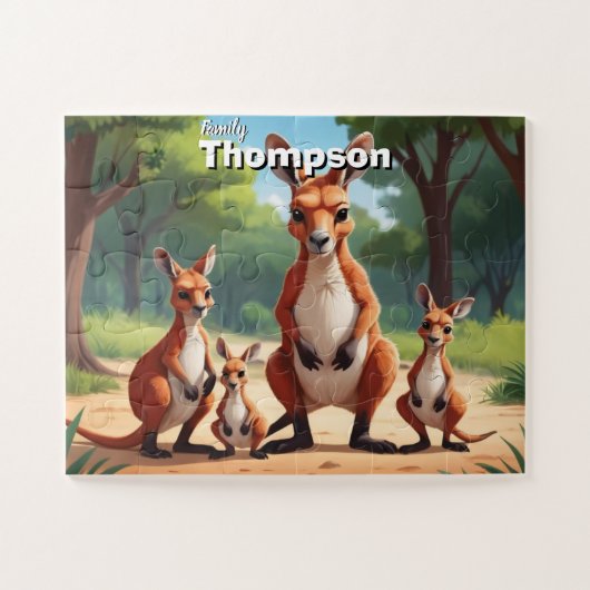 Puzzle Kangaroo Kingdom Personnalisé (Horizontal)