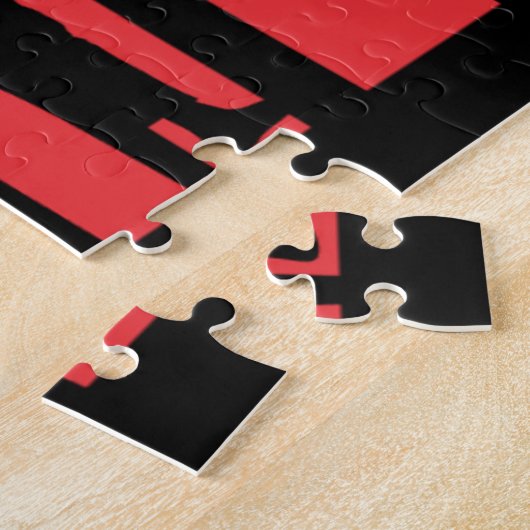 Puzzle Karaté en rouge (Côté)