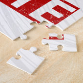 Puzzle Karate Martial Arts avec design Vintage japonais (Côté)