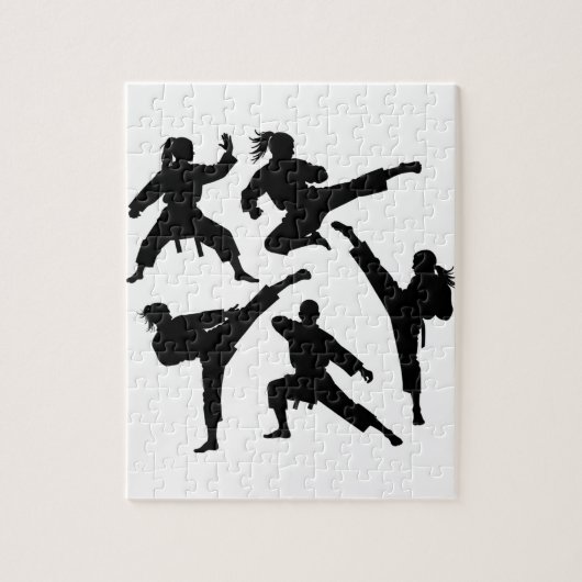 Puzzle Karate moderne tendance / Taekwondo / judo (Vertical)