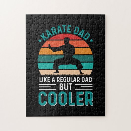 Puzzle Karate Papa (Vertical)