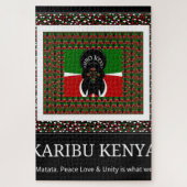 Puzzle Karibu Kenya Hakuna Matata (Vertical)