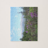 Puzzle Katahdin et fleurs pourpres (Vertical)