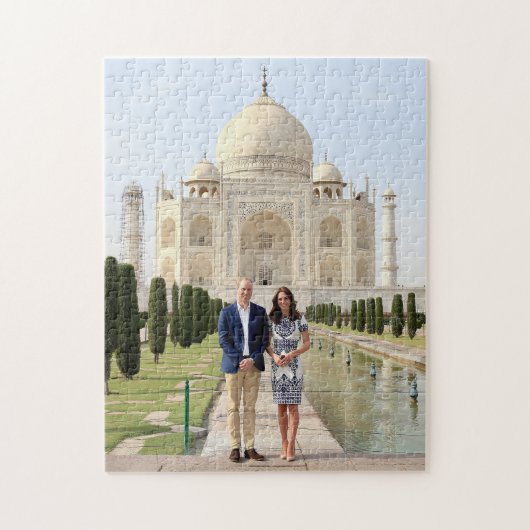 Puzzle Kate et William - Taj Mahal (Vertical)