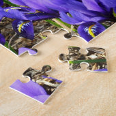Puzzle Katherine Hodgkin Irises Printemps Violet Floral (Côté)