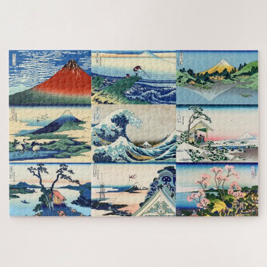Puzzle Katsushika Hokusai - 36 Vues de la sélection du Mo (Horizontal)