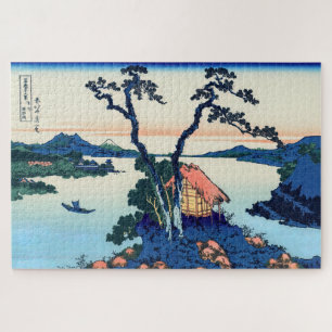 Puzzle Katsushika Hokusai - Lac Suwa dans la province de 