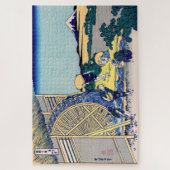 Puzzle Katsushika Hokusai - Moulin à eau à Onden (Vertical)