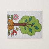 Puzzle Katze unterm Baum (Horizontal)