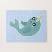Puzzle Kawaii Narwhal (Horizontal)