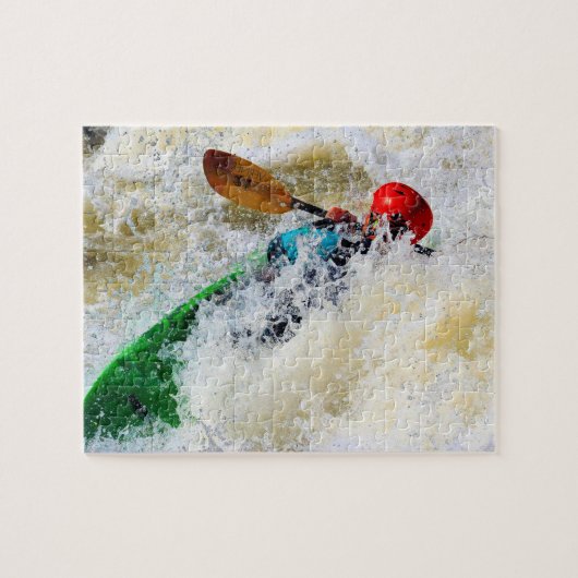 Puzzle Kayak Whitewater Adrenaline Rush - 8x10 (Horizontal)