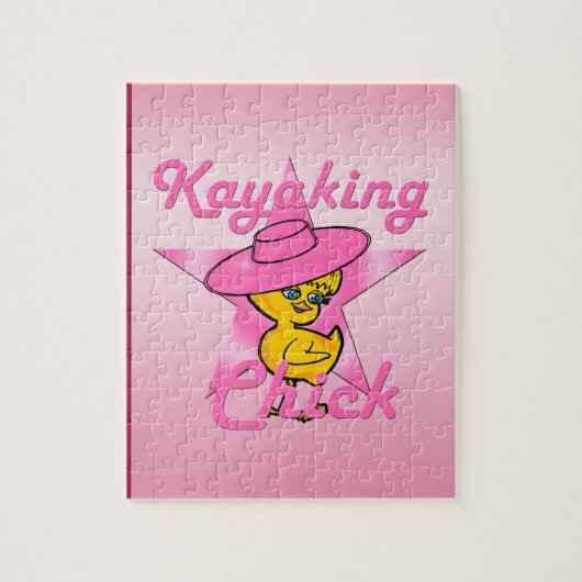 Puzzle Kayaking Chick #8 (Vertical)