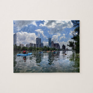 Puzzle Kayaks de lac ladybird et parc de chien - Austin,