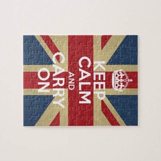 Puzzle Keep Calm and Carry (Horizontal)
