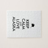 Puzzle KEEP CALM et LOVE ALASKA (Horizontal)