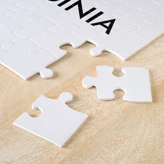 Puzzle KEEP CALM et LOVE WEST VIRGINIA (Côté)