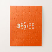 Puzzle KEEP CALM personnalisé et modifier le texte pour u (Vertical)