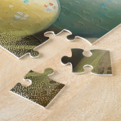 Puzzle Keeshond avec oeufs de Pâques (Côté)