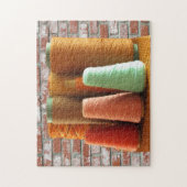 Puzzle - Kegels van garen Legpuzzel (Verticaal)