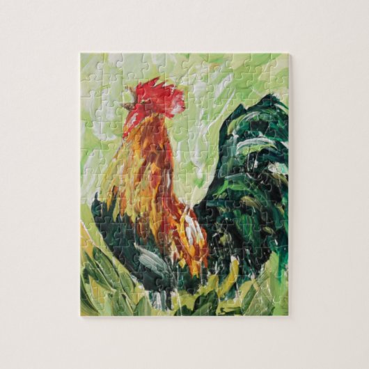 Puzzle Keith coloré le RoosterRooster (Vertical)