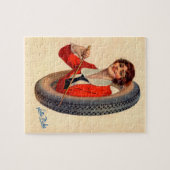 Puzzle Kelly-Springfields 1928 Mascotte de pneus Lotta Mi (Horizontal)