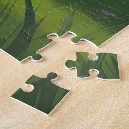 Puzzle Kelpie australienne Fleurs de printemps de chien P (Côté)