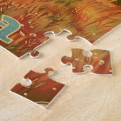 Puzzle Kenya Elephant Vintage (Côté)