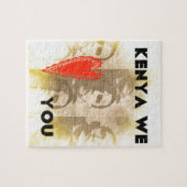 Puzzle Kenya We Lovely You Perspective Art Design (Horizontal)