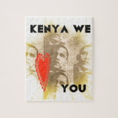 Puzzle Kenya We Lovely You Perspective Art Design (Vertical)