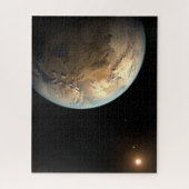 Puzzle Kepler-186f Orbitant Une Étoile Éloignée. (Vertical)