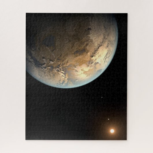 Puzzle Kepler-186f Orbitant Une Étoile Éloignée. (Vertical)