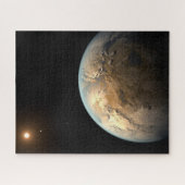 Puzzle Kepler-186f Orbitant Une Étoile Éloignée. (Horizontal)