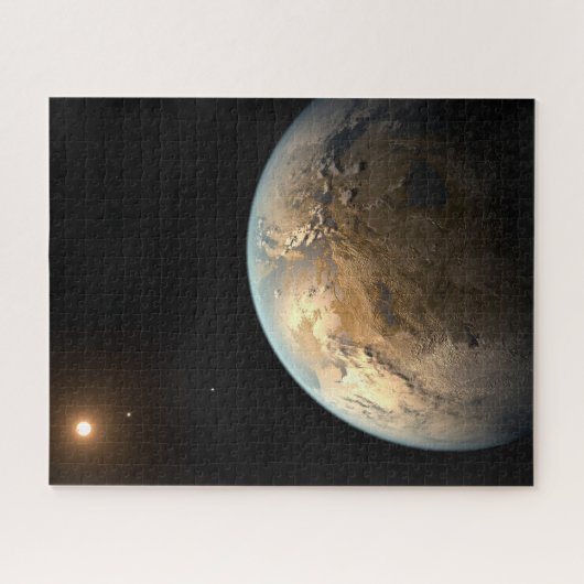 Puzzle Kepler-186f Orbitant Une Étoile Éloignée. (Horizontal)