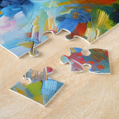 Puzzle Kerry Blue Terrier Chien acrylique Amoureux des ch (Côté)