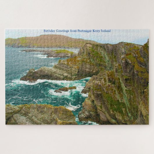 Puzzle Kerry Cliffs Portmagee Kerry Irlande. Jigsaw Puzzl (Horizontal)